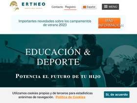'ertheo.com' screenshot
