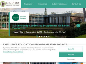 'eruditus.com' screenshot