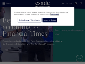 'esade.edu' screenshot