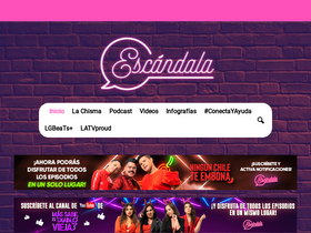 'escandala.com' screenshot
