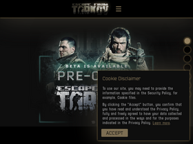 'escapefromtarkov.com' screenshot