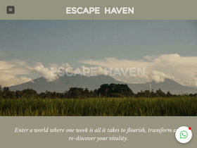 'escapehaven.com' screenshot