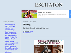 'eschatonblog.com' screenshot