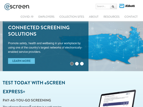 'escreen.com' screenshot