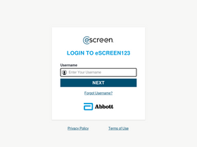'escreen123.com' screenshot