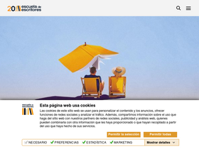 'escueladeescritores.com' screenshot