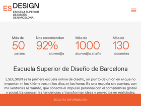 'esdesignbarcelona.com' screenshot