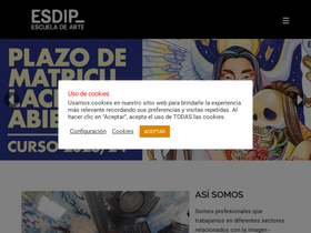 'esdip.com' screenshot