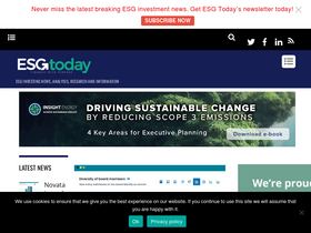 'esgtoday.com' screenshot