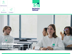 'esi-business-school.com' screenshot