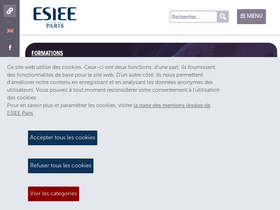 'esiee.fr' screenshot
