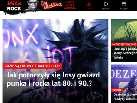 'eskarock.pl' screenshot