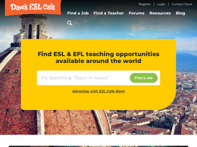 'eslcafe.com' screenshot