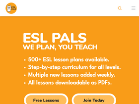 'eslpals.com' screenshot