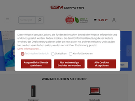 'esm-computer.de' screenshot