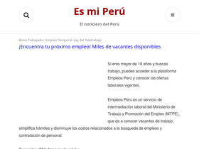 'esmiperu.com' screenshot