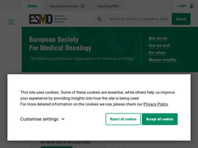 'esmo.org' screenshot