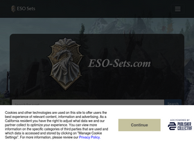 'eso-sets.com' screenshot