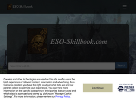 'eso-skillbook.com' screenshot