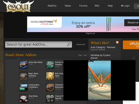 'esoui.com' screenshot