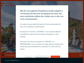 'espaces-atypiques.com' screenshot