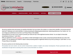 'espaciomisterio.com' screenshot
