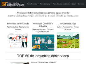 'espaciourbano.com' screenshot