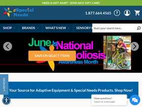 'especialneeds.com' screenshot