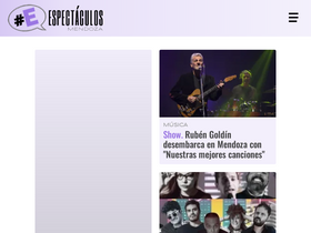 'espectaculos-mza.com' screenshot