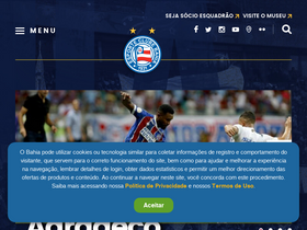 'esporteclubebahia.com.br' screenshot