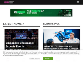 'esportsinsider.com' screenshot