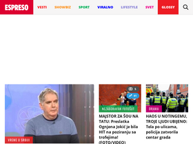 'espreso.co.rs' screenshot