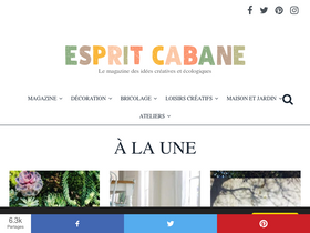'espritcabane.com' screenshot