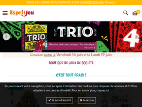 'espritjeu.com' screenshot