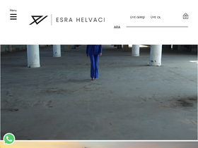 'esrahelvaci.com' screenshot
