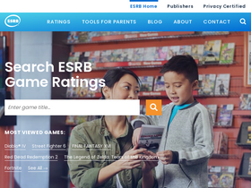 'esrb.org' screenshot