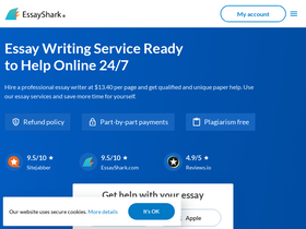 'essayshark.com' screenshot
