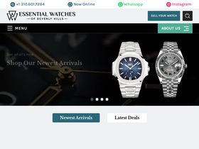 'essential-watches.com' screenshot