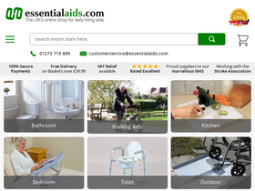 'essentialaids.com' screenshot