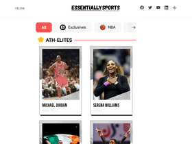 'essentiallysports.com' screenshot