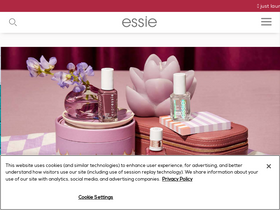 'essie.com' screenshot