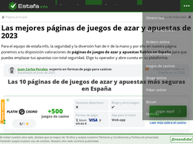 'estafa.info' screenshot
