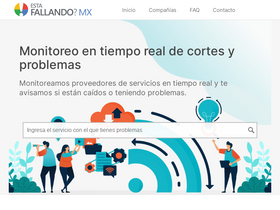 'estafallando.mx' screenshot