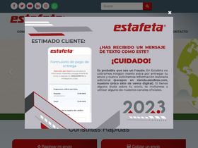 'estafeta.com' screenshot