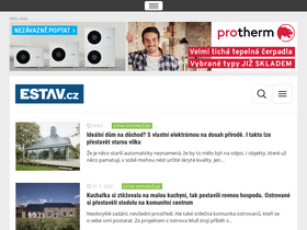 'estav.cz' screenshot