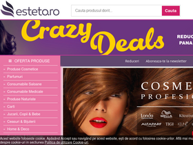 'esteto.ro' screenshot