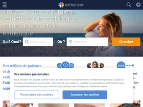 'estheticon.fr' screenshot