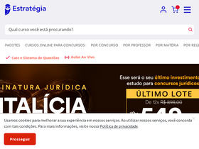 'estrategiaconcursos.com.br' screenshot