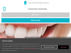 'estudidentalbarcelona.com' screenshot