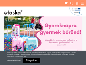 'etaska.hu' screenshot